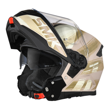 SMK GULLWING TOURLEADER HELMETS - GL747 YELLOW ORANGE