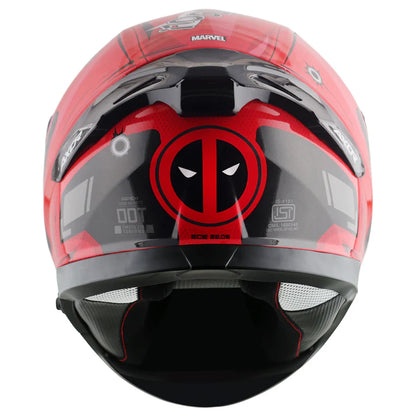 AXOR Apex Marvel Deadpool Helmet - RED BLACK
