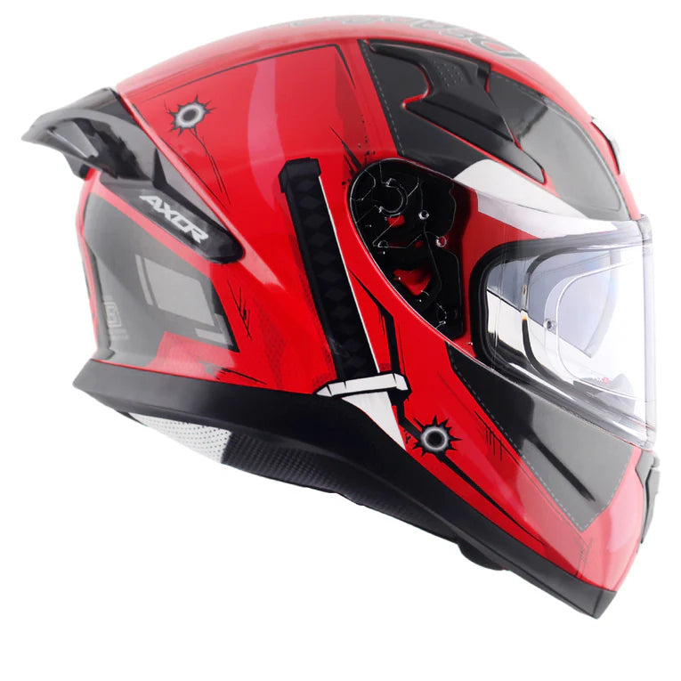 AXOR Apex Marvel Deadpool Helmet - RED BLACK