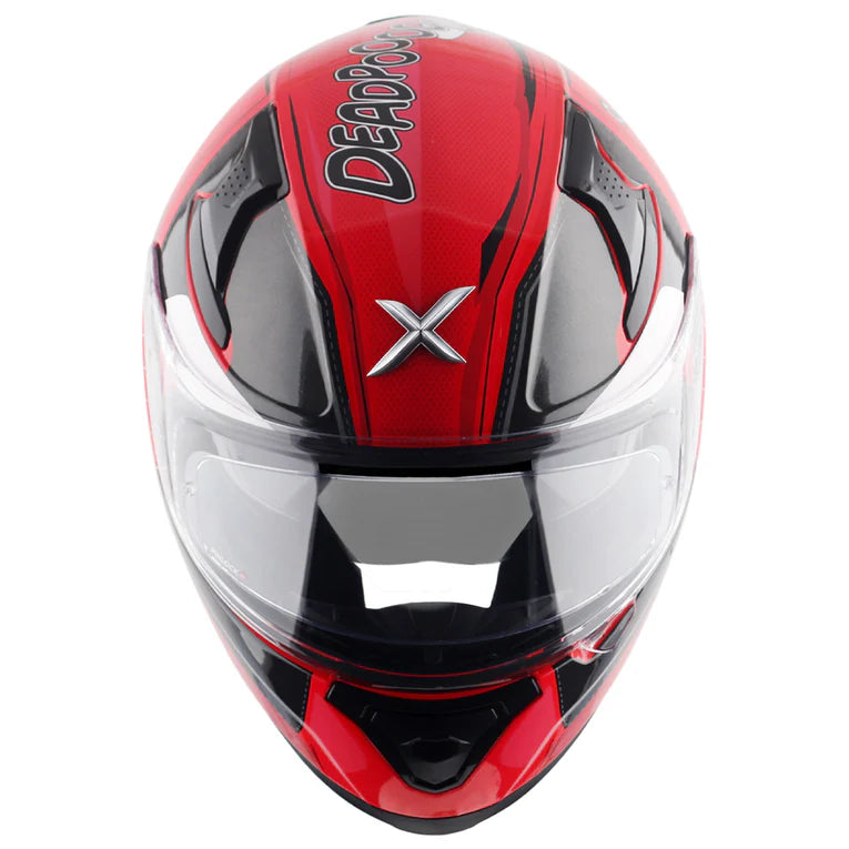 AXOR Apex Marvel Deadpool Helmet - RED BLACK