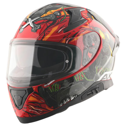 Axor Apex Ascetic Helmet - RED GREY
