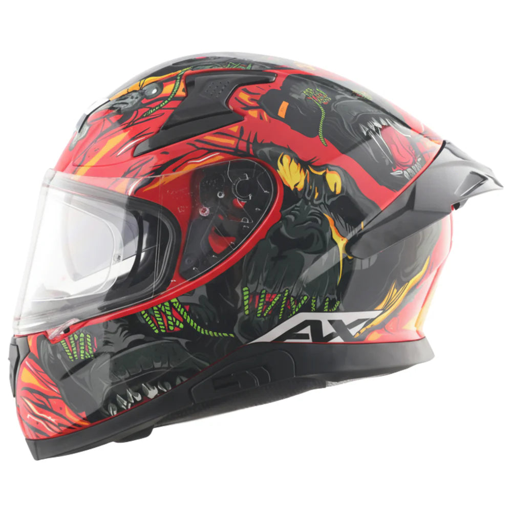 Axor Apex Ascetic Helmet - RED GREY
