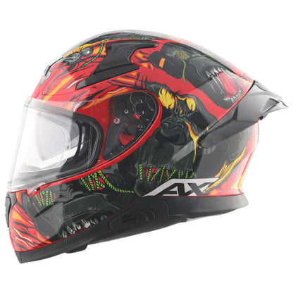 Axor Apex Ascetic Helmet - RED GREY