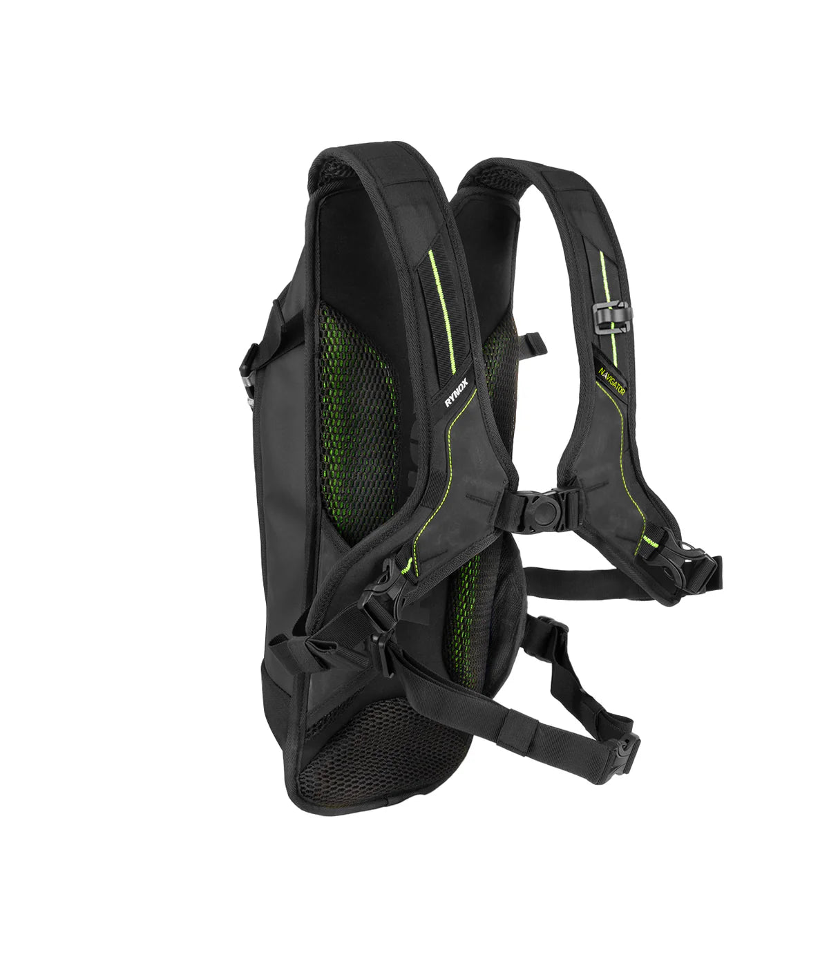 RYNOX Navigator Hydration Backpack - Black HiViz Green
