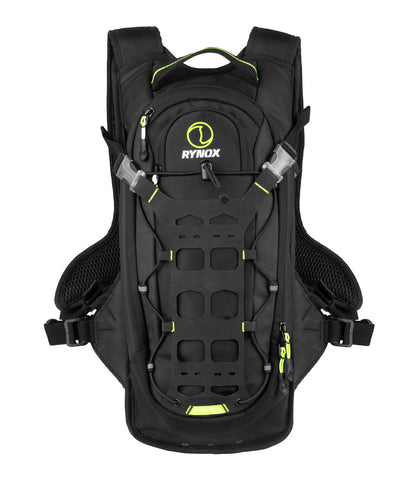 RYNOX Navigator Hydration Backpack - Black HiViz Green