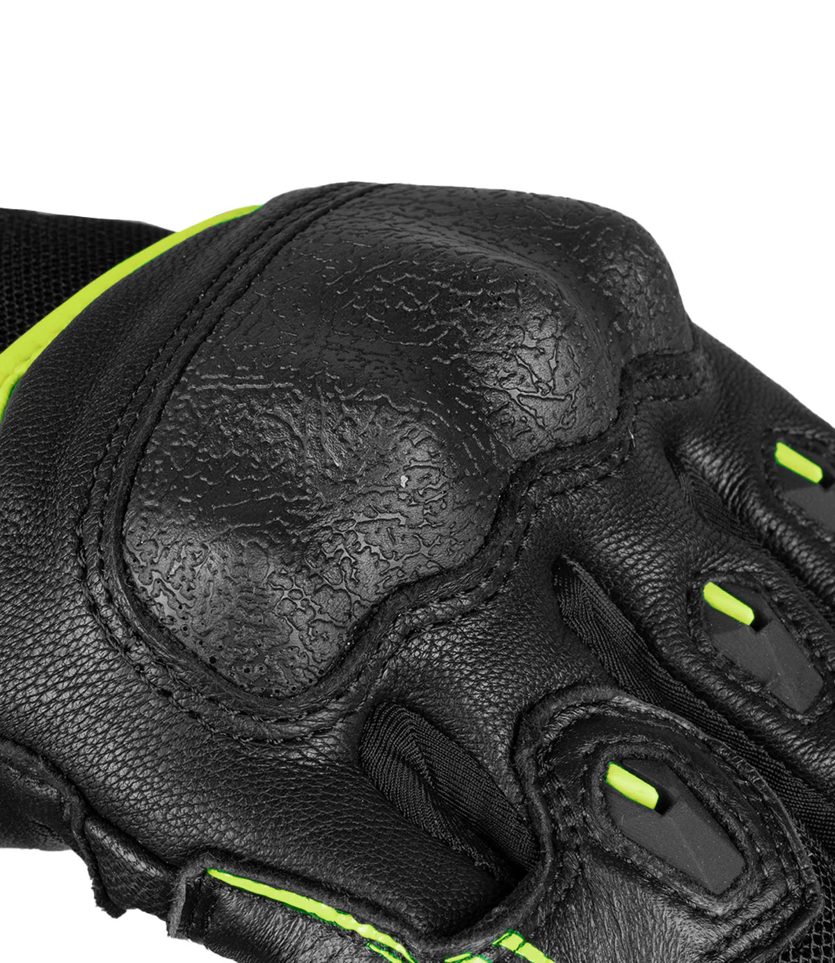 RYNOX Tornado Pro 4 Gloves - Black Hi-Viz Green (CARBON EDITION)
