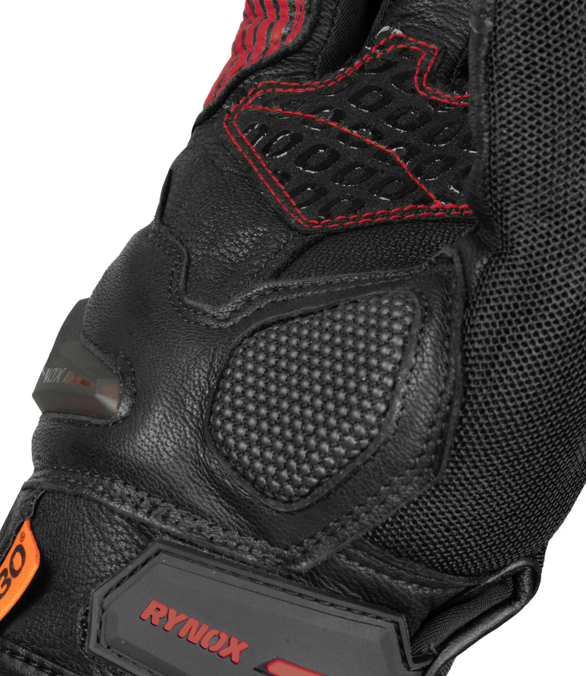 RYNOX Tornado Pro 4 Gloves - Black Red (CARBON EDITION)