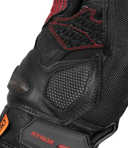 RYNOX Tornado Pro 4 Gloves - Black Red (CARBON EDITION)
