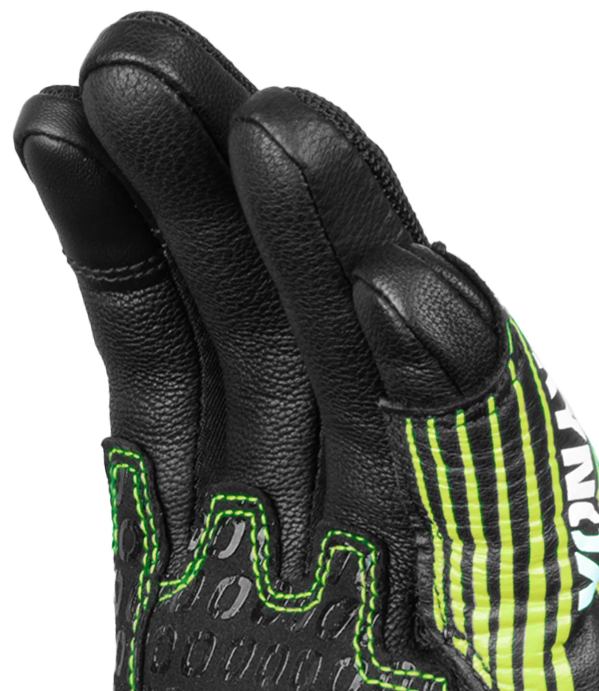 RYNOX Tornado Pro 4 Gloves - Black Hi-Viz Green (CARBON EDITION)