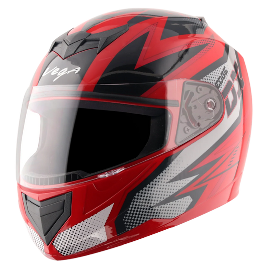 Vega Edge DX Grain Helmet - Red Anthracite