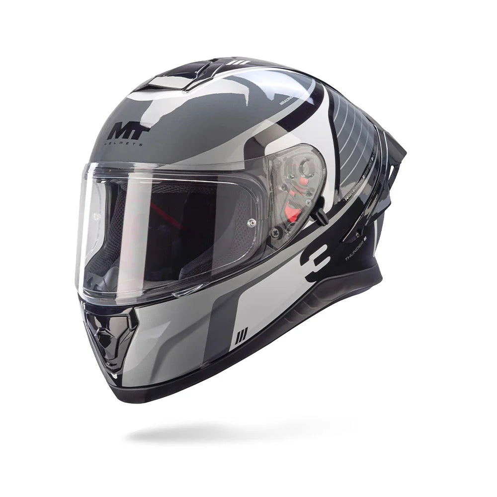MT Thunder 3 SV Spoiler Helmet - Breezer B2 Gloss