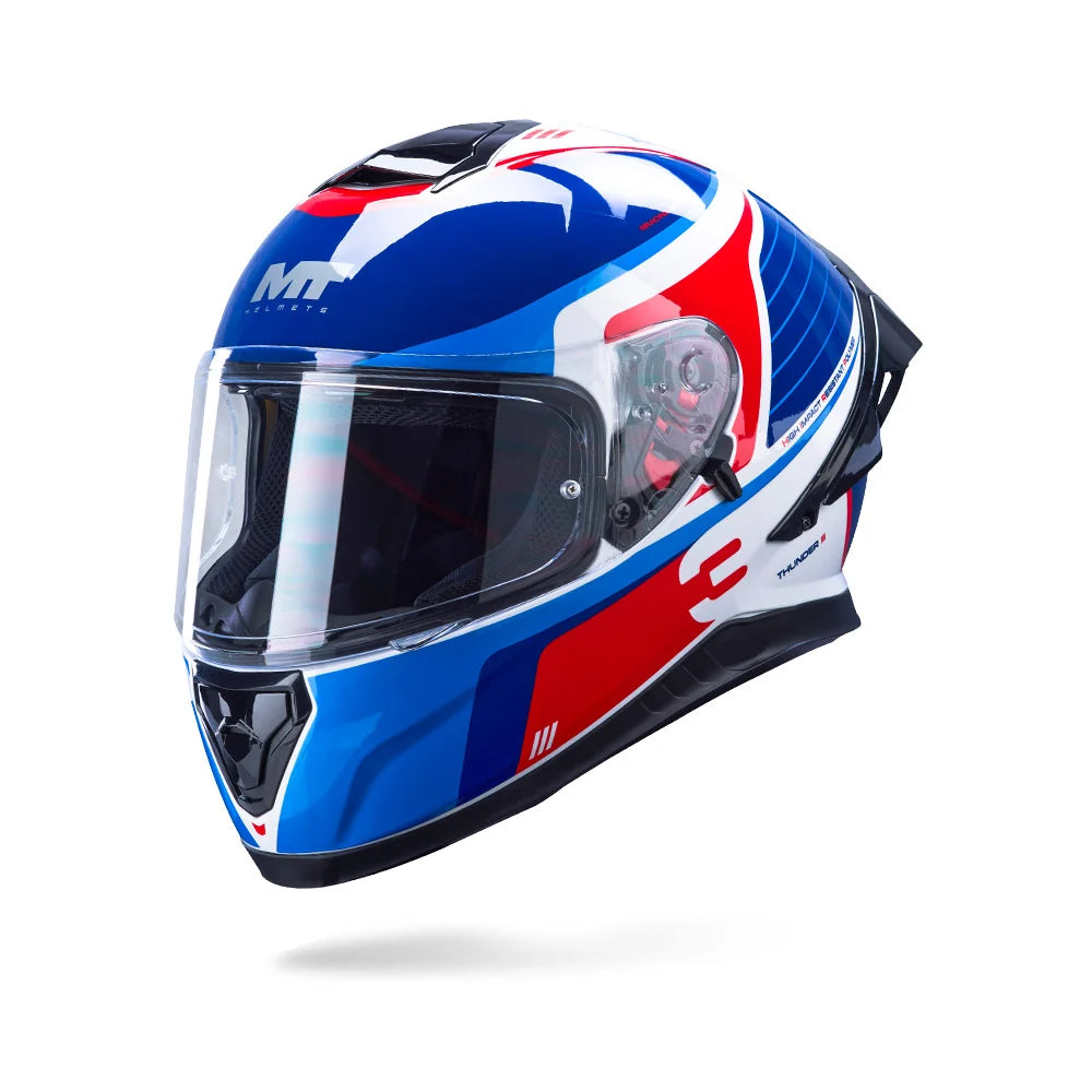 MT Thunder 3 SV Spoiler Helmet - Breezer A17 Gloss