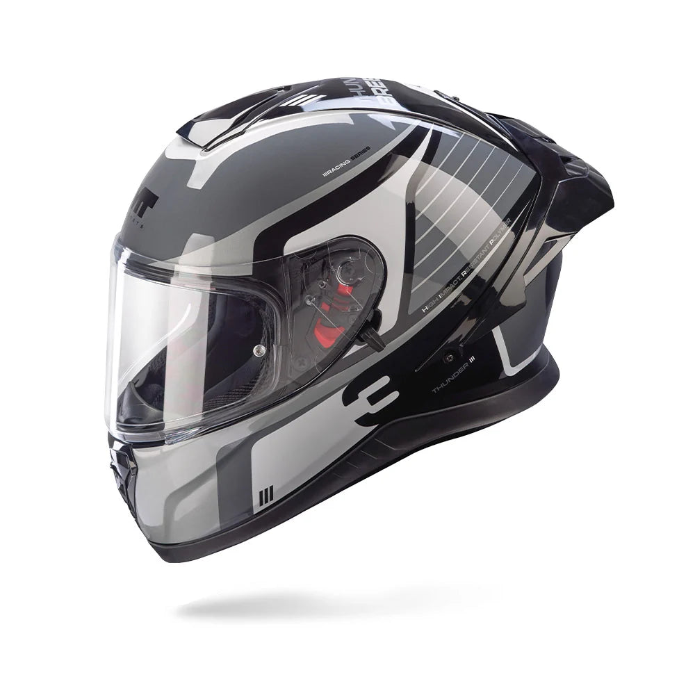 MT Thunder 3 SV Spoiler Helmet - Breezer B2 Gloss