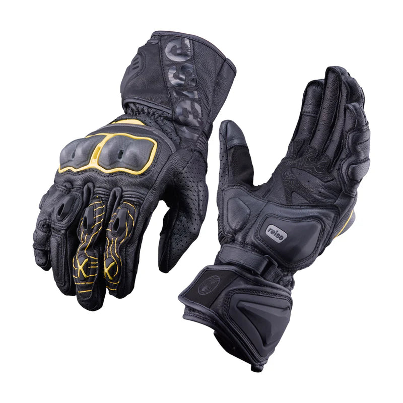Reise Rhodes Full Gauntlet Touring Gloves - Yellow