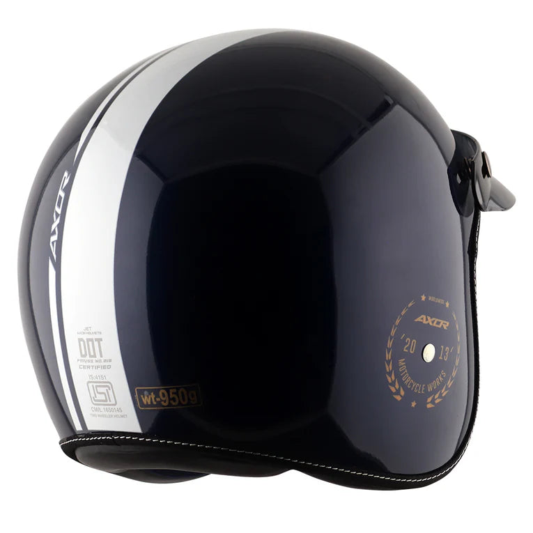 Axor Retro Jet Euro Globe Helmet - Royal Blue