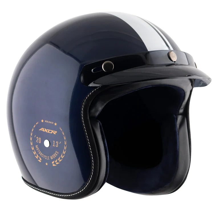 Axor Retro Jet Euro Globe Helmet - Royal Blue