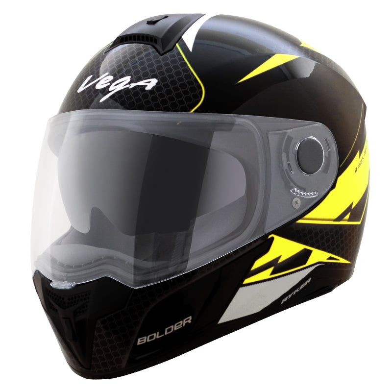 Vega Ryker DV Bolder Helmet - Black Neon Yellow