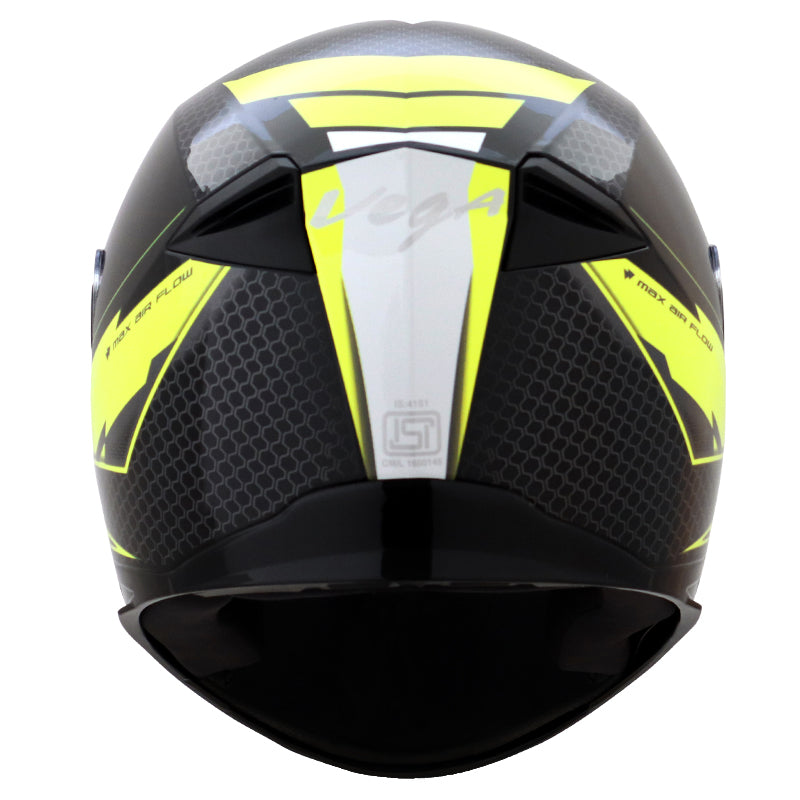 Vega Ryker DV Bolder Helmet - Black Neon Yellow