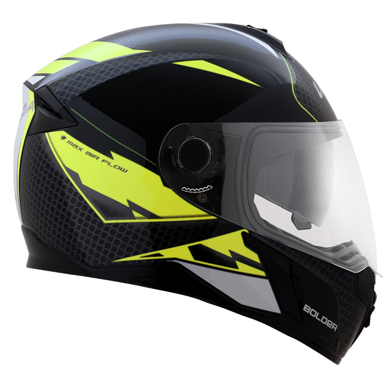 Vega Ryker DV Bolder Helmet - Black Neon Yellow