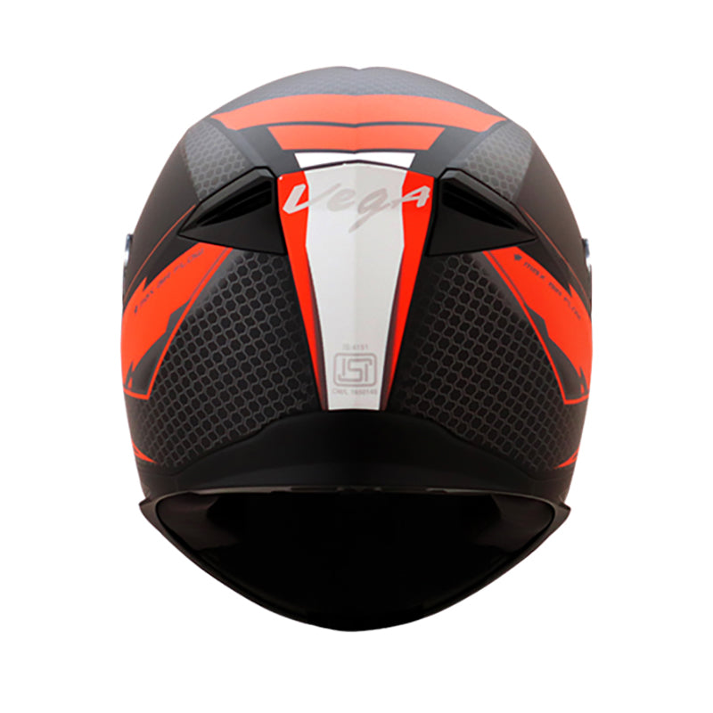 Vega Ryker DV Bolder Helmet - Dull Black Orange
