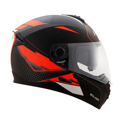 Vega Ryker DV Bolder Helmet - Dull Black Orange
