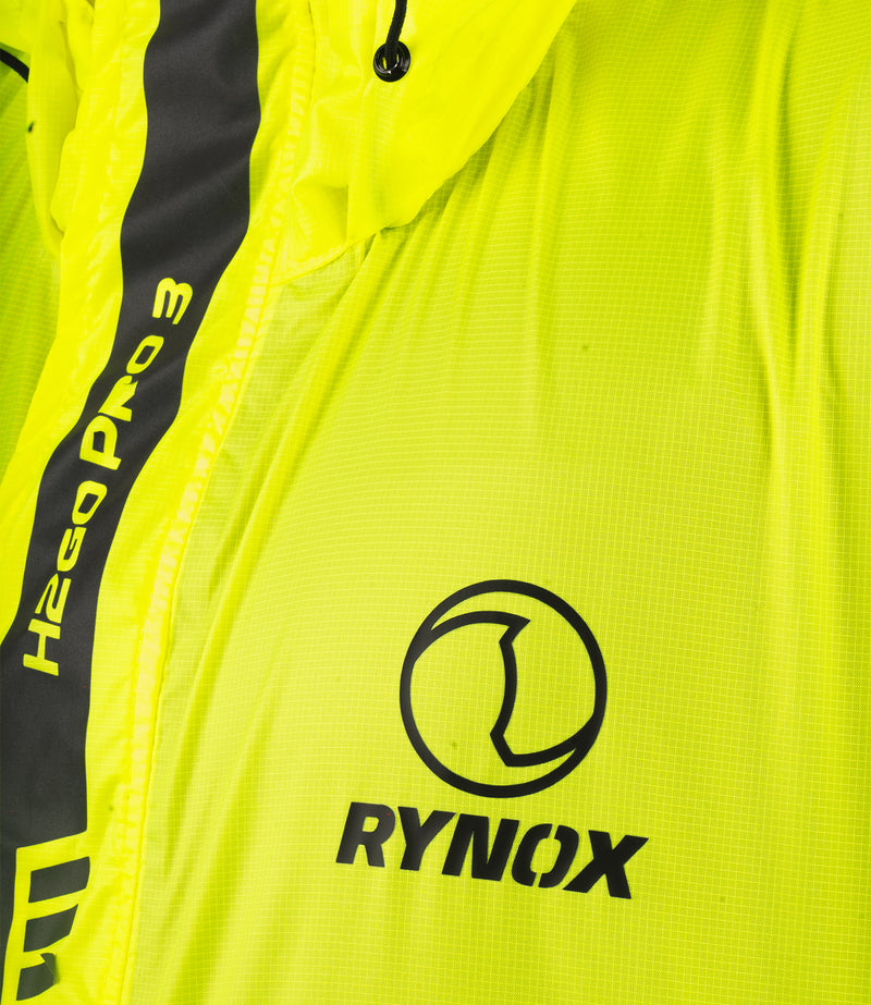 RYNOX H2GO PRO 3 RAIN JACKET - Hi-Viz Green