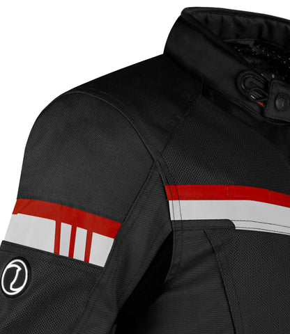 RYNOX STEALTH AIR PRO JACKET - Black Red