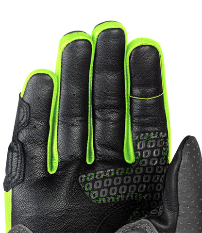 RYNOX STORM EVO 2 GLOVES - Hi-Viz Green Black