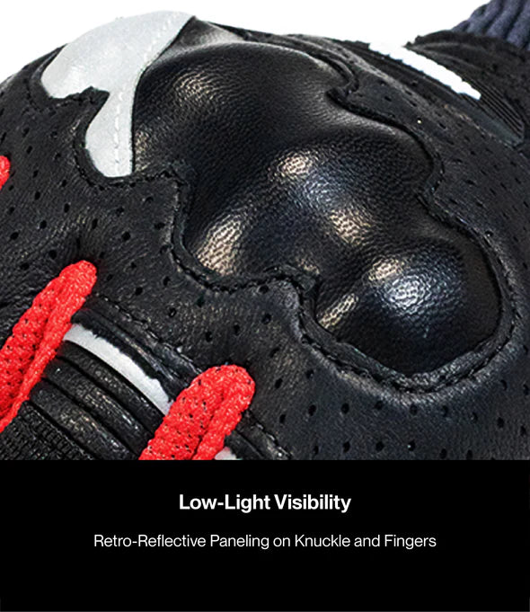 RYNOX AIR GT 2 GLOVES - Black Red