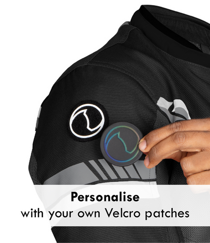 RYNOX AIR GT 4 JACKET - Black White