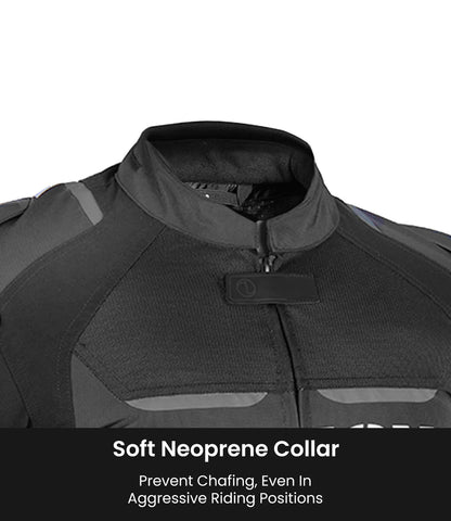 RYNOX Apex Evo Jacket - Black White (CE Certified Class AA)