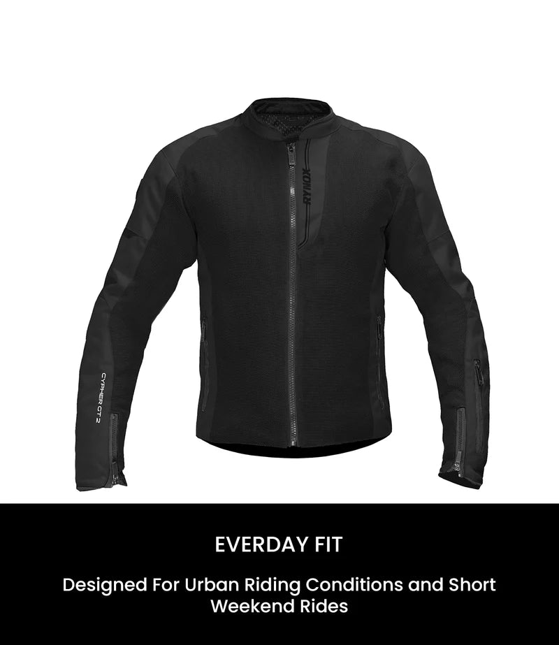 RYNOX CYPHER GT 2 JACKET - BLACK