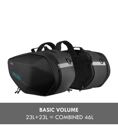 RYNOX POD Saddle Bags Stormproof - 52L