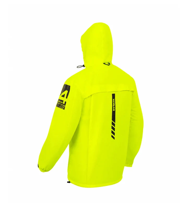 RYNOX H2GO PRO 4 RAIN JACKET - Hi-Viz Green