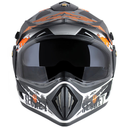 Vega Off Road DV Secret Helmet - Dull White Black