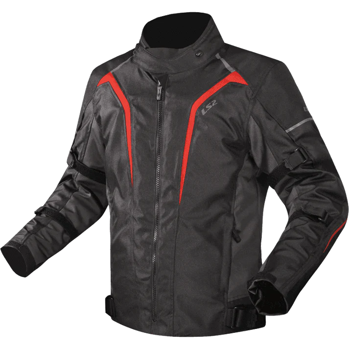 LS2 Sepang CE Class A Certified Jacket - Black Red