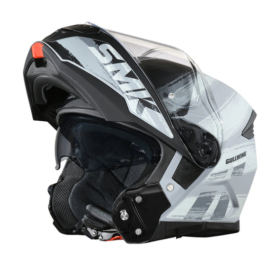 SMK GULLWING TOURLEADER HELMETS - GL 266 BLACK GREY