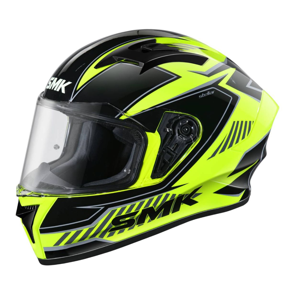 SMK STELLAR ADOX HELMETS - YELLOW BLACK