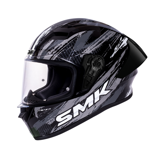 SMK STELLAR METEORITE HELMETS - BLACK GREY