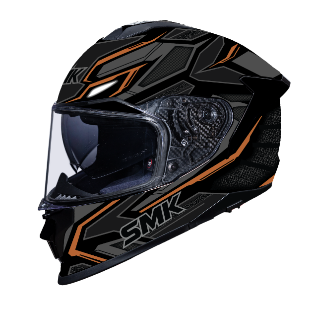 SMK TITAN THE PANTHER HELMETS - BLACK GREY