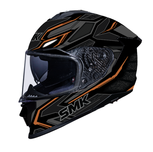 SMK TITAN THE PANTHER HELMETS - BLACK GREY