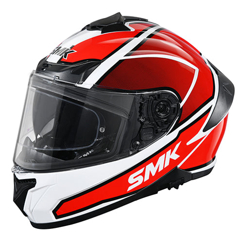 SMK TYPHOON AEGIS HELMETS - RED WHITE