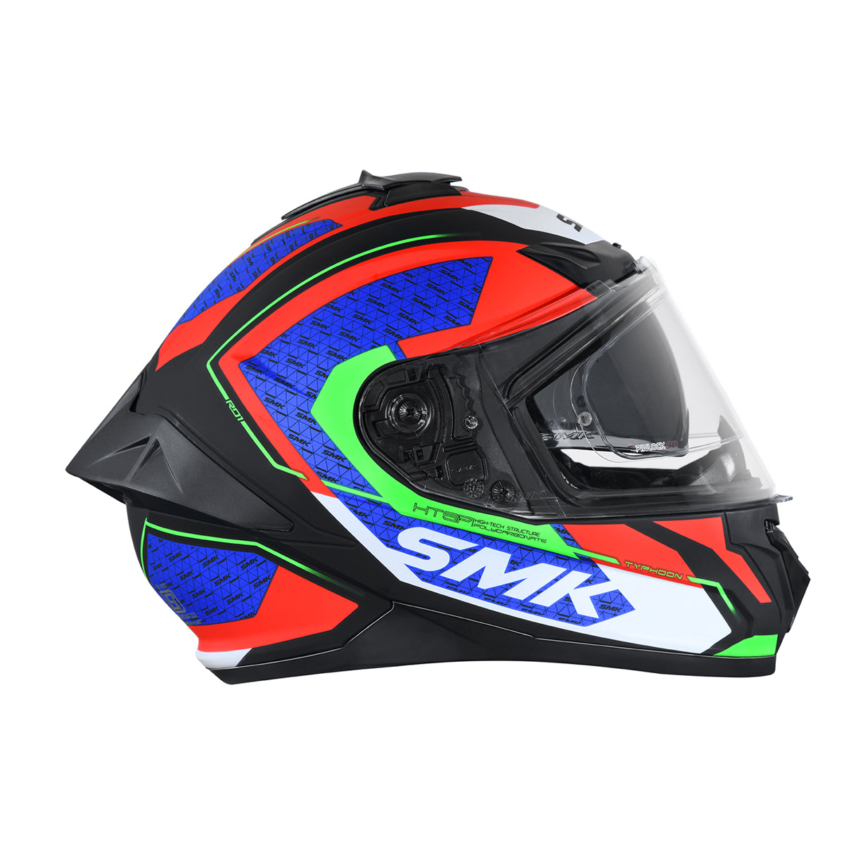 SMK TYPHOON RD1 HELMETS - BLUE RED