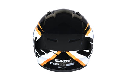 SMK STELLAR STAGE HELMETS - MATT BLACK WHITE