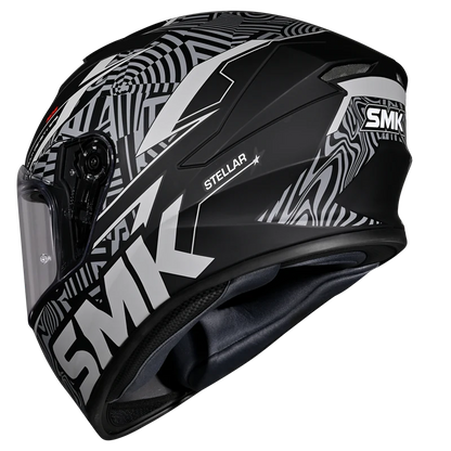 SMK STELLAR FURY HELMET - BLACK GREY