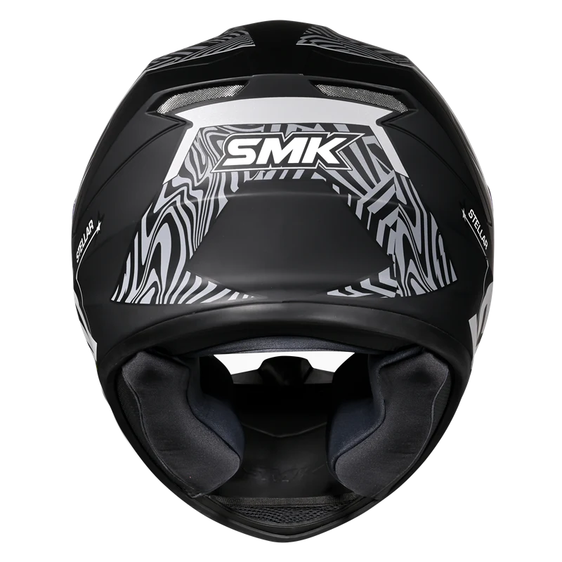 SMK STELLAR FURY HELMET - BLACK GREY