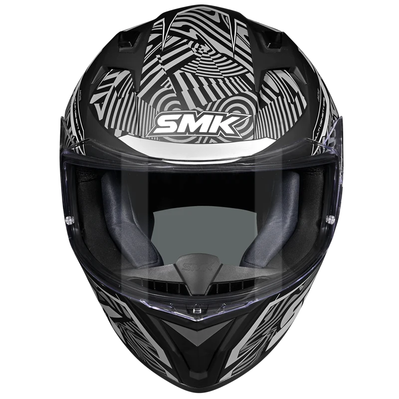 SMK STELLAR FURY HELMET - BLACK GREY