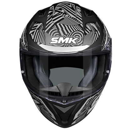 SMK STELLAR FURY HELMET - BLACK GREY