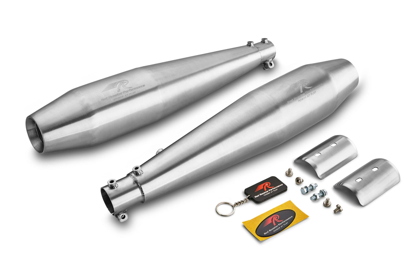 Red Rooster Stellar Exhaust (RE Interceptor 650/GT650) - Matte