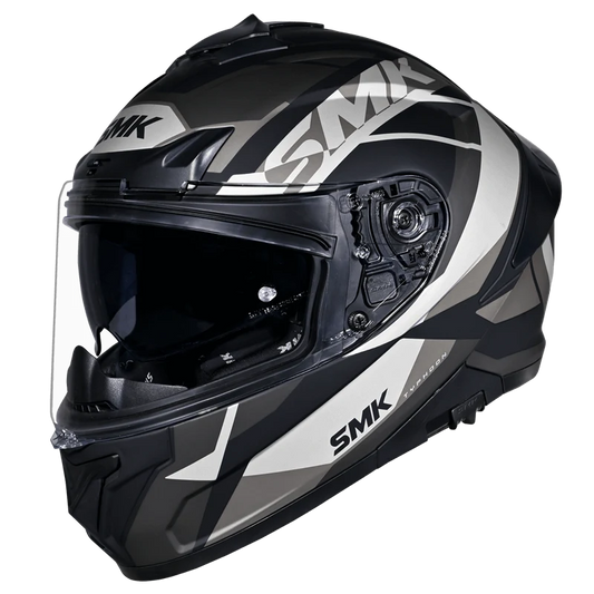 SMK TYPHOON STYLE HELMETS - GL266 BLACK GREY